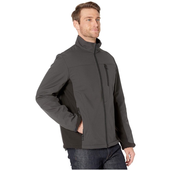 Tumi Stretch Softshell Jacket W/ Fur Lining Medium - Picture 3 of 15